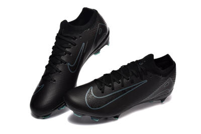 Men's Nike Air Zoom Mercurial Vapor 16 Elite FG Firm Ground Low-Tops Football Boots - Black/Blue