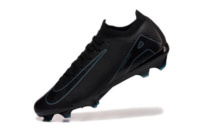 Men's Nike Air Zoom Mercurial Vapor 16 Elite FG Firm Ground Low-Tops Football Boots - Black/Blue