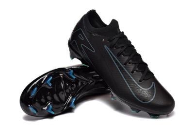 Men's Nike Air Zoom Mercurial Vapor 16 Elite FG Firm Ground Low-Tops Football Boots - Black/Blue