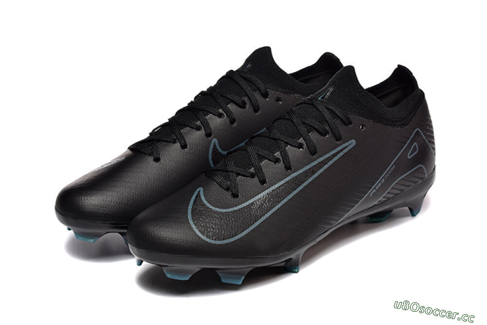 Men's Nike Air Zoom Mercurial Vapor 16 Elite FG Firm Ground Low-Tops Football Boots - Black/Blue 5