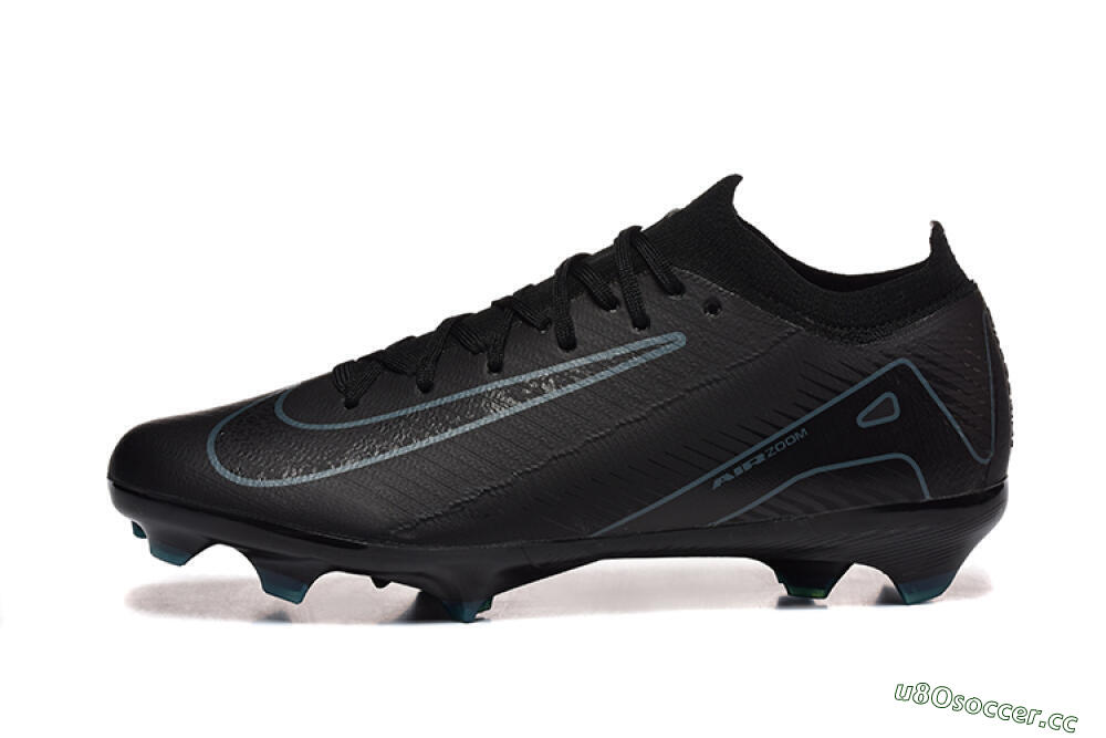 Men's Nike Air Zoom Mercurial Vapor 16 Elite FG Firm Ground Low-Tops Football Boots - Black/Blue 0