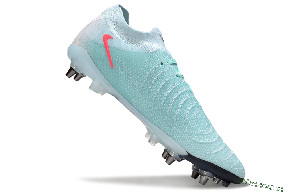 Men's Nike Phantom GX 2 Elite SG Soft Ground Low-Tops Football Boots - Jade/Pink/Blue 4