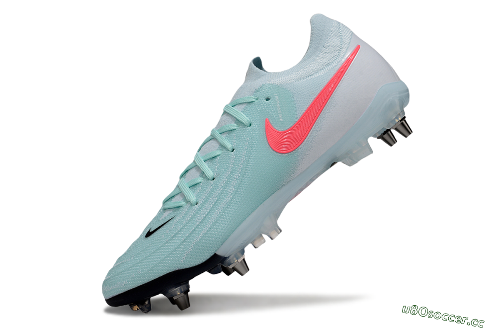 Men's Nike Phantom GX 2 Elite SG Soft Ground Low-Tops Football Boots - Jade/Pink/Blue 5