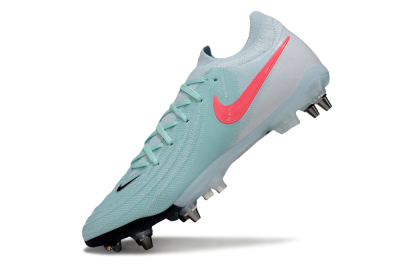 Men's Nike Phantom GX 2 Elite SG Soft Ground Low-Tops Football Boots - Jade/Pink/Blue