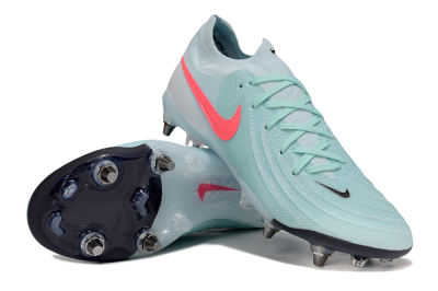 Men's Nike Phantom GX 2 Elite SG Soft Ground Low-Tops Football Boots - Jade/Pink/Blue