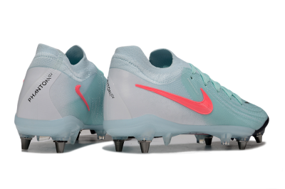 Men's Nike Phantom GX 2 Elite SG Soft Ground Low-Tops Football Boots - Jade/Pink/Blue