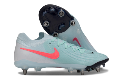 Men's Nike Phantom GX 2 Elite SG Soft Ground Low-Tops Football Boots - Jade/Pink/Blue