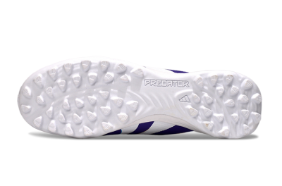 Unisex Adidas Predator Elite Foldover Tongue TF Artificial Turf Low-Tops Football Shoes - Blue/White/Red