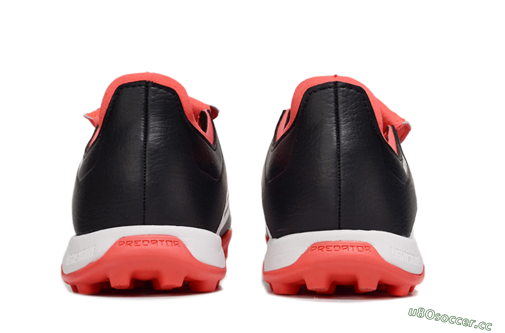 Unisex Adidas Predator Elite Foldover Tongue TF Artificial Turf Low-Tops Football Shoes - Black/White/Red 7