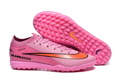 Men's Nike Air Zoom Mercurial Vapor 16 Elite TF Artificial Turf Low-Tops Football Shoes - Pink/Red/Black