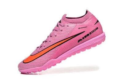 Men's Nike Air Zoom Mercurial Vapor 16 Elite TF Artificial Turf Low-Tops Football Shoes - Pink/Red/Black