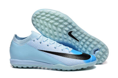 Men's Nike Air Zoom Mercurial Vapor 16 Elite TF Artificial Turf Low-Tops Football Shoes - Jade/Blue/Black
