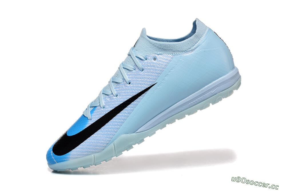 Men's Nike Air Zoom Mercurial Vapor 16 Elite TF Artificial Turf Low-Tops Football Shoes - Jade/Blue/Black 8