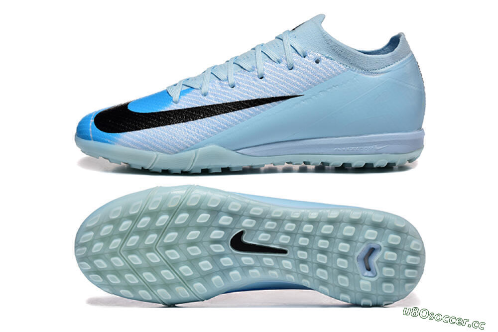 Men's Nike Air Zoom Mercurial Vapor 16 Elite TF Artificial Turf Low-Tops Football Shoes - Jade/Blue/Black 1