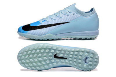 Men's Nike Air Zoom Mercurial Vapor 16 Elite TF Artificial Turf Low-Tops Football Shoes - Jade/Blue/Black