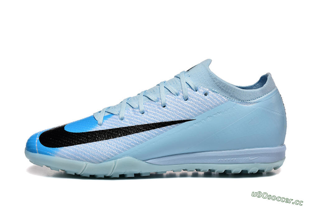 Men's Nike Air Zoom Mercurial Vapor 16 Elite TF Artificial Turf Low-Tops Football Shoes - Jade/Blue/Black 0