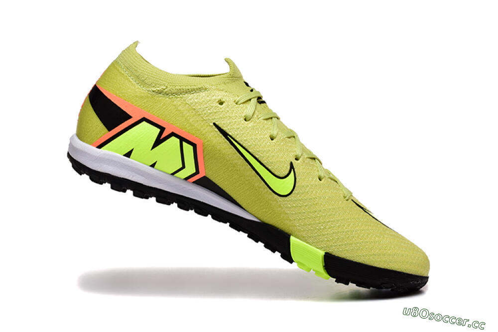 Men's Nike Air Zoom Mercurial Vapor 16 Elite TF Artificial Turf Low-Tops Football Shoes - Yellow/Black/Red 7