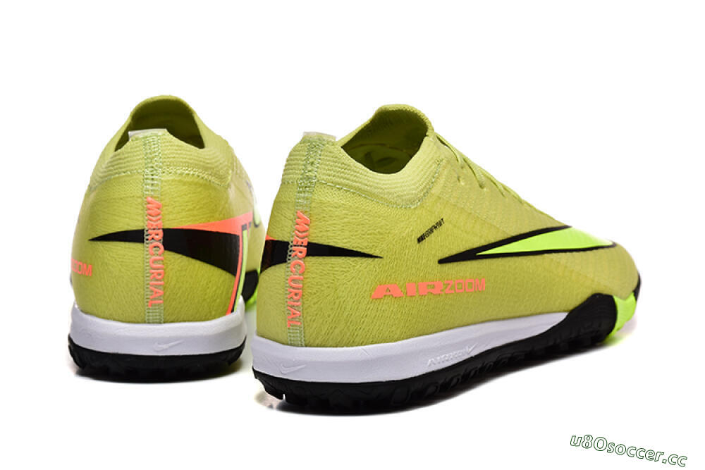 Men's Nike Air Zoom Mercurial Vapor 16 Elite TF Artificial Turf Low-Tops Football Shoes - Yellow/Black/Red 9