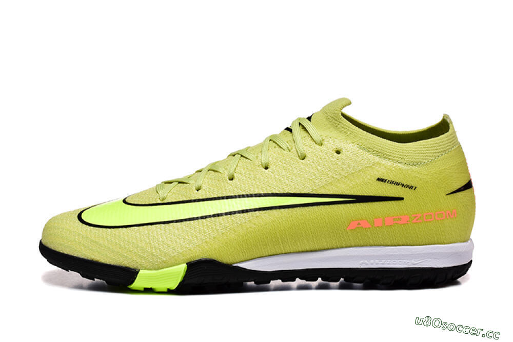 Men's Nike Air Zoom Mercurial Vapor 16 Elite TF Artificial Turf Low-Tops Football Shoes - Yellow/Black/Red 0