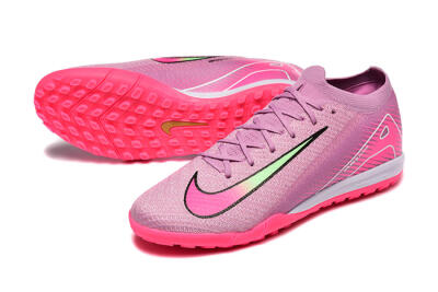 Men's Nike Air Zoom Mercurial Vapor 16 Elite TF Artificial Turf Low-Tops Football Shoes - Pink/Yellow/White