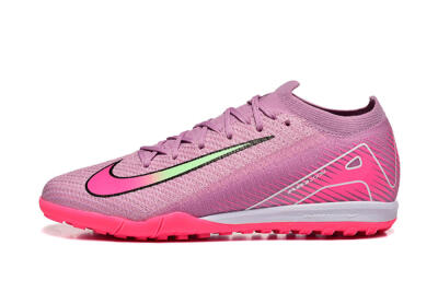 Men's Nike Air Zoom Mercurial Vapor 16 Elite TF Artificial Turf Low-Tops Football Shoes - Pink/Yellow/White