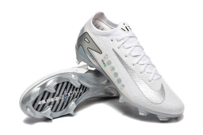 Men's Nike Air Zoom Mercurial Vapor 16 Elite FG Firm Ground Low-Tops Football Boots - White/Silver/Grey