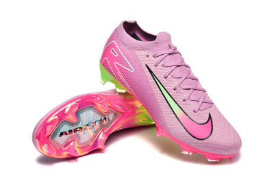 Men's Nike Air Zoom Mercurial Vapor 16 Elite FG Firm Ground Low-Tops Football Boots - Pink/Yellow/White