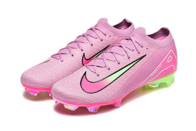 Men's Nike Air Zoom Mercurial Vapor 16 Elite FG Firm Ground Low-Tops Football Boots - Pink/Yellow/White