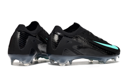 Unisex Nike Air Zoom Mercurial Vapor 16 Elite FG Firm Ground Low-Tops Football Boots - Black/Jade