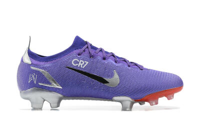 Men's Nike Mercurial Vapor 14 Elite FG Firm Ground Low-Tops Football Boots - Purple/Silver/Black