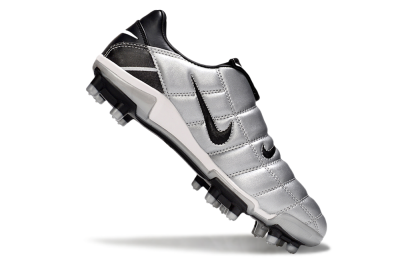 Men's Nike Total 90 III FG Firm Ground Low-Tops Football Boots - Black/Silver/White