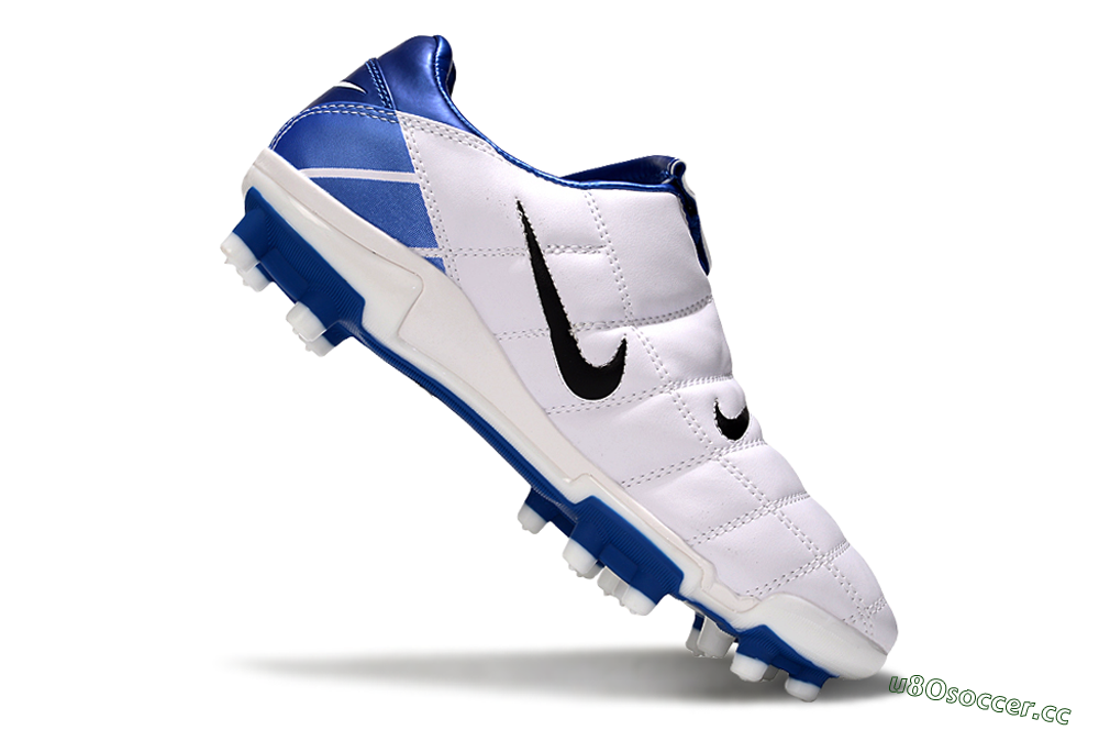 Men's Nike Total 90 III FG Firm Ground Low-Tops Football Boots - Blue/White/Black 5