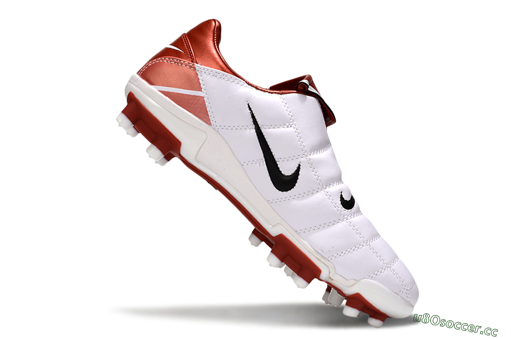 Men's Nike Total 90 III FG Firm Ground Low-Tops Football Boots - Red/White/Black 5