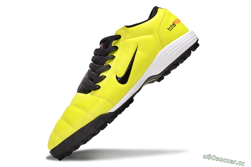 Men's Nike Total 90 III TF Artificial Turf Low-Tops Football Shoes - Yellow/Black/White 6