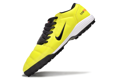 Men's Nike Total 90 III TF Artificial Turf Low-Tops Football Shoes - Yellow/Black/White
