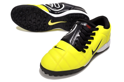 Men's Nike Total 90 III TF Artificial Turf Low-Tops Football Shoes - Yellow/Black/White