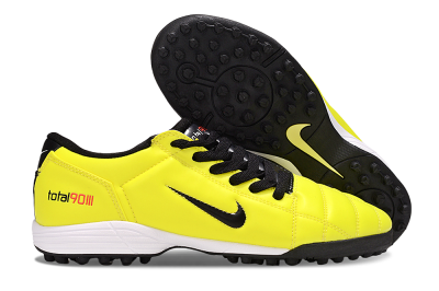 Men's Nike Total 90 III TF Artificial Turf Low-Tops Football Shoes - Yellow/Black/White