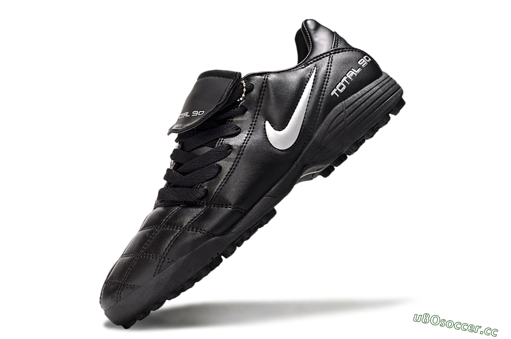 Men's Nike Total 90 III TF Artificial Turf Low-Tops Football Shoes - Black/White 6