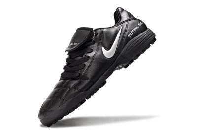 Men's Nike Total 90 III TF Artificial Turf Low-Tops Football Shoes - Black/White