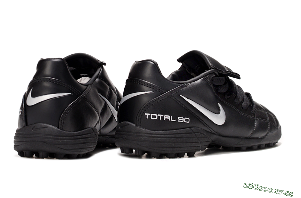 Men's Nike Total 90 III TF Artificial Turf Low-Tops Football Shoes - Black/White 7