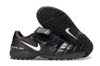 Men's Nike Total 90 III TF Artificial Turf Low-Tops Football Shoes - Black/White