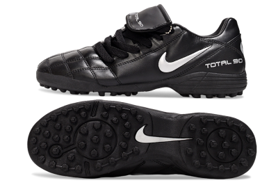 Men's Nike Total 90 III TF Artificial Turf Low-Tops Football Shoes - Black/White