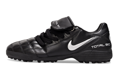 Men's Nike Total 90 III TF Artificial Turf Low-Tops Football Shoes - Black/White
