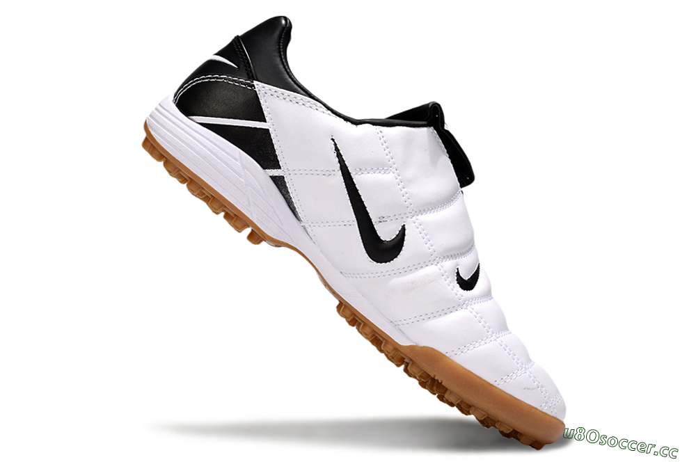Men's Nike Total 90 III TF Artificial Turf Low-Tops Football Shoes - Black/White/Brown 5