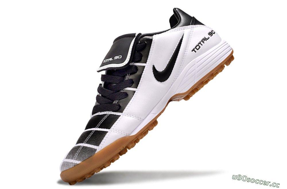 Men's Nike Total 90 III TF Artificial Turf Low-Tops Football Shoes - Black/White/Brown 6