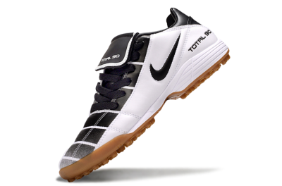 Men's Nike Total 90 III TF Artificial Turf Low-Tops Football Shoes - Black/White/Brown