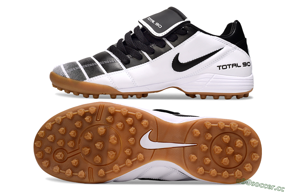 Men's Nike Total 90 III TF Artificial Turf Low-Tops Football Shoes - Black/White/Brown 1