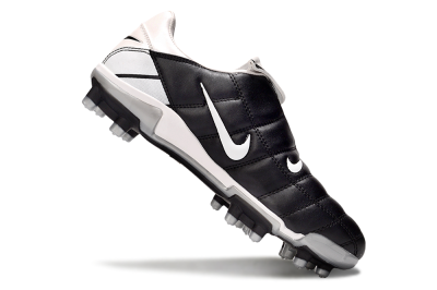 Men's Nike Total 90 III FG Firm Ground Low-Tops Football Boots - White/Black/Red