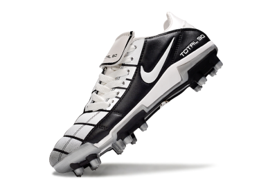 Men's Nike Total 90 III FG Firm Ground Low-Tops Football Boots - White/Black/Red