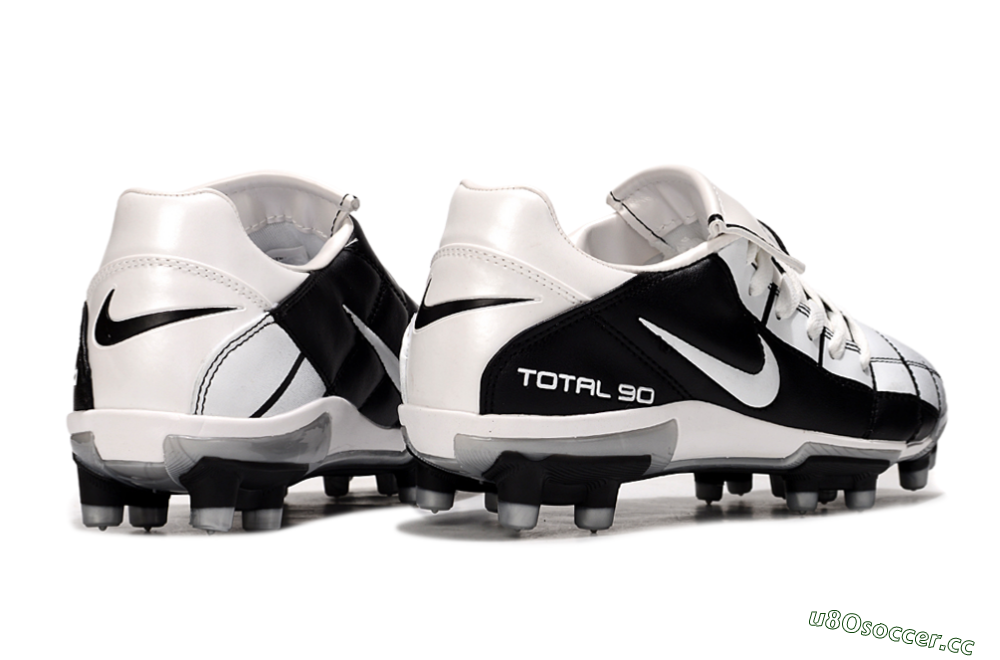 Men's Nike Total 90 III FG Firm Ground Low-Tops Football Boots - White/Black/Red 7